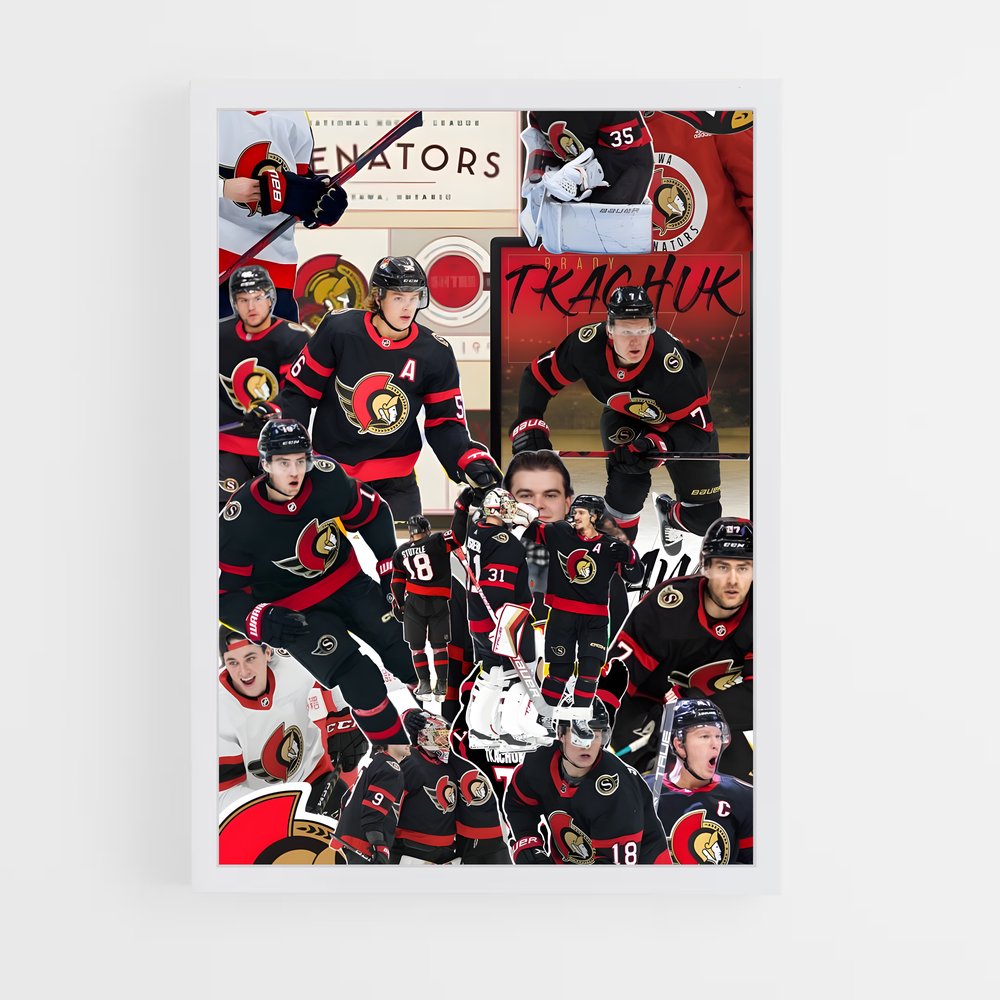 Poster L'Héritage des Sénateurs – affiche Hockey sur glace (vue 3)